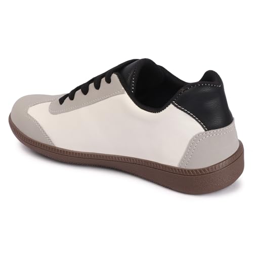 Image of PrasKing Women's Sneakers | Cushioned Non-Slip Grip Sole| Trendy & Stylish Modern Sneakers | Everyday Wear for Walking, College & Outings