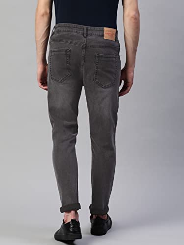 Image of Hubberholme Men's Stretchable Slim Fit Jeans - Casual Cotton Jeans for Men