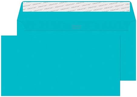 Blake Creative Colour DL+ 114 x 229 mm 120 gsm Peel & Seal Wallet Envelopes (25214) Jet Black - Pack of 25