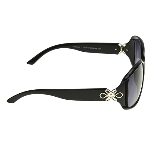 Foster Grant Womens Sublime Sunglasses, Black, 57mm US3