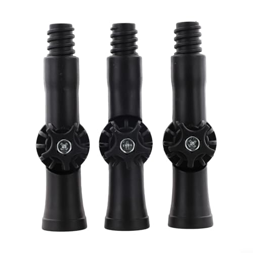 Pour tige télescopique articulée avec tête pivotante à 270 degrés pour une portée étendue et des ajustements d'angle flexibles, convient pour les tâches de nettoyage de fenêtres et d'évier (3 pièces)