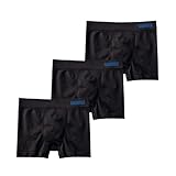 [ボディワイルド] ボクサーパンツ ボクサーブリーフ 3D 立体成型 前閉じ 快適 メッシュ BWS872J メンズ NEW ブラック (× 3)