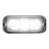 Abrams T3-W Led Grille Emergency Vehicle Warning Strobe Lights - White