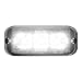 Abrams T3-W Led Grille Emergency Vehicle Warning Strobe Lights - White