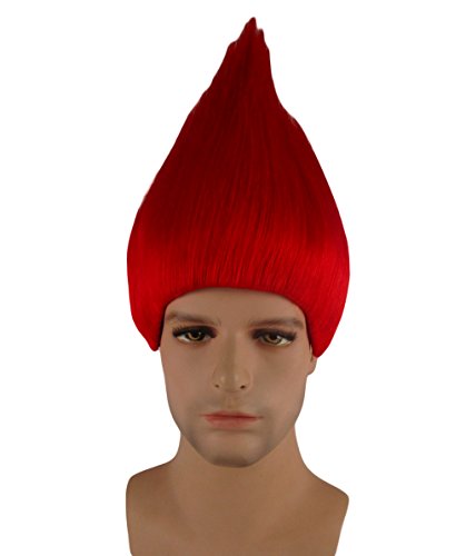 Red Troll's Kids Wig Troll's Movie Style HDK1075