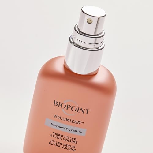 Biopoint Volumizer serum do włosów zwiększające objętość, wypełniacz o dużej objętości, do cienkich i płaskich włosów, efekt utrwalania, nadaje włosom objętościowym i pełnym, 50 ml