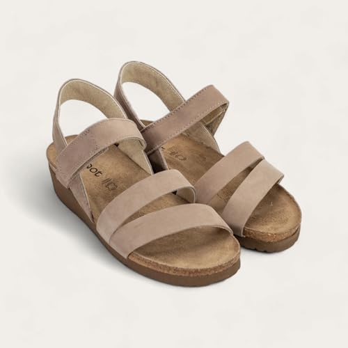 Image of NAOT Kayla Women's Sandals - Supportive 3-Strap Design with Backstrap, Cork & Latex Footbed - Arch Support - Travel-Friendly Comfortable Walking Sandals for All-Day Wear