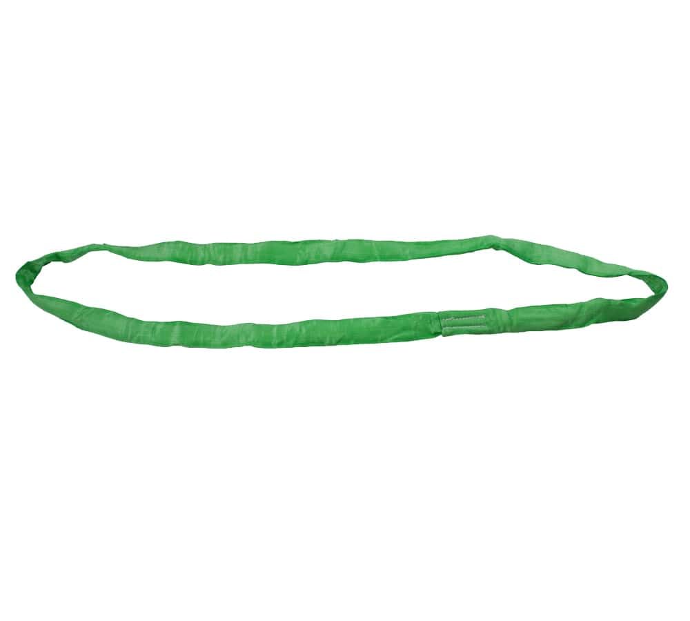 Mytee Products4 ft Green Polyester Endless Round Sling 5300 LBS Vertical Capacity | 4200 LBS Choker | 10600 LBS Basket | Heavy Duty Endless Sling for Wrecker Recovery, Lifting & Towing