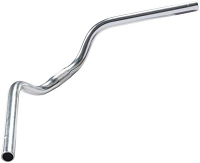 SENQI Bike Handlebar Vintage Style Riser Bar Aluminum Alloy for Princess Bike(22.2MM x 25.4MM x 580MM,Silver)