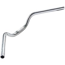 SENQI Bike Handlebar Vintage Style Riser Bar Aluminum Alloy for Princess Bike22.2MM x 25.4MM x 580MM,Silver