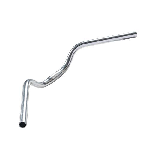 SENQI Bike Handlebar Vintage Style Riser Bar Aluminum Alloy for Princess Bike(22.2MM x 25.4MM x 580MM,Silver)