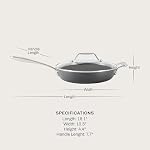All-Clad HA1® Ceramic Nonstick 10.5" Fry Pan with Lid, Induction Ready - Image 3