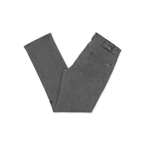 Image of Volcom Men's Solver Stretch Denim Jeans-Modern Fit Pant