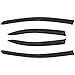 SCITOO Window Visors Outside Mount Window Visor Deflector Rain Guard Compatible with 2008-2017 for Mitsubishi for Lancer 4Pcs Set