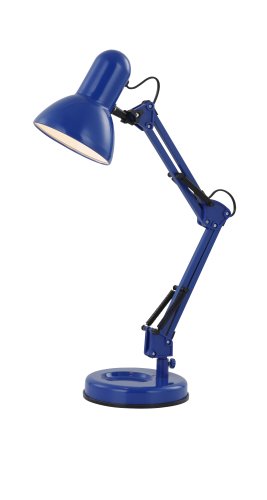 Globo lighting Lampe de bureau d'architecte,bleu,1xE27 40W 230V