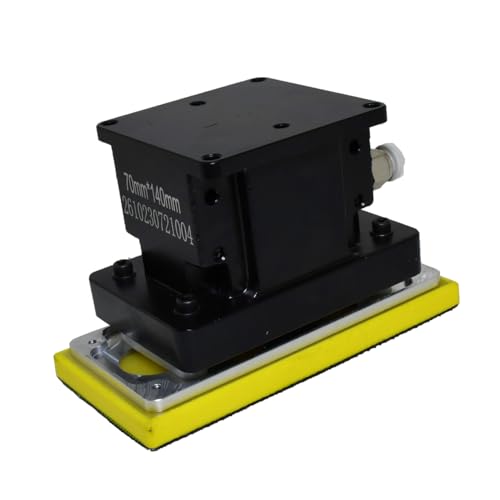 Image of Pneumatic Polisher Automatic Random Orbital Sander Square 2.95" * 5.5" For Robot Arm for Automation System Production Line Workbench Woodworking Finishing Auto Tool 70mm*140mm