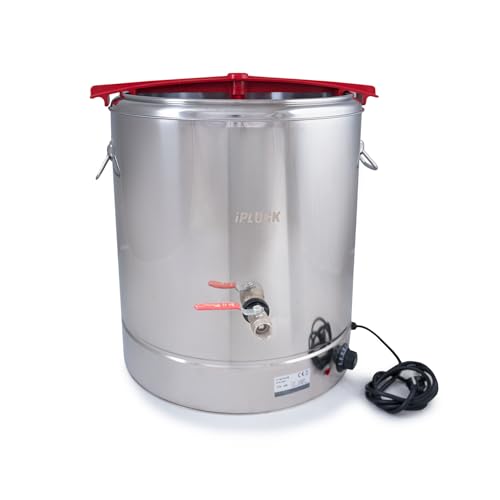 Stainless Steel Poultry Scalder with Manual Dunker 16 Gal