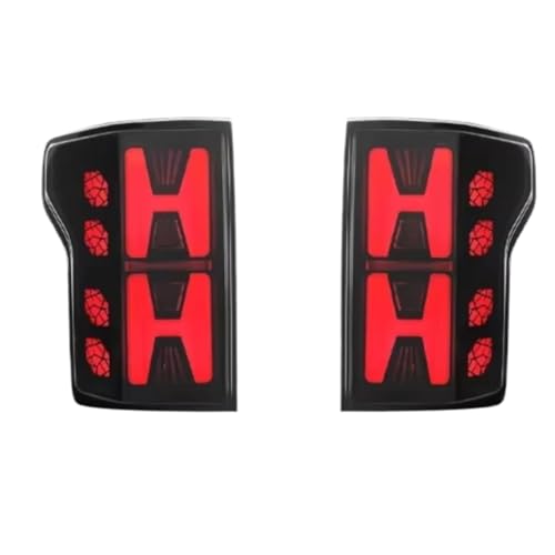 CEWSUIO Piloto trasero coche Compatible Con Ford Para Raptor Luces Traseras 2015-2021 Luz Trasera Dinámica Intermitente Luces Para Coche Conjunto Luces Traseras