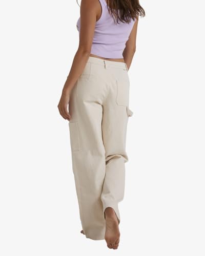 Billabong Womens Leia Twill Casual Cargo Pants3