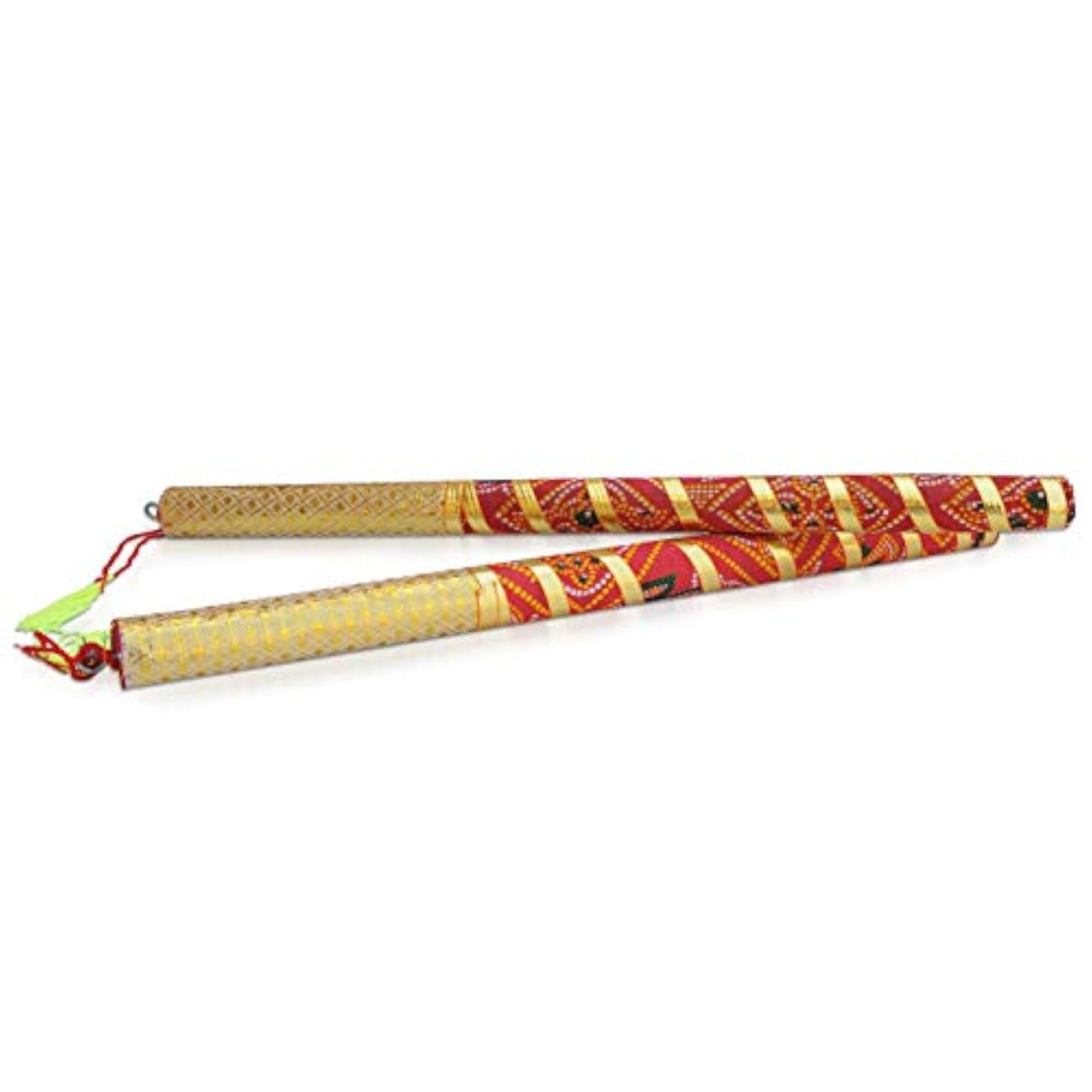 Hardwood Dandiya Sticks, Multicolour