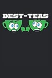  Best-Teas: Calendar Schedule Planner Agenda Organizer, 6x9 inches, Best-Teas Pun Joke Tee Drinker Coffee