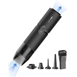 HOTO Handheld Vacuum Cleaner Cordless, Mini Vacuum Cleaner with 15000Pa Suction Power, Compressed Electric Air Duster Air Blower for Desk, PC Setup, Keyboard, Coffee Station Grounds