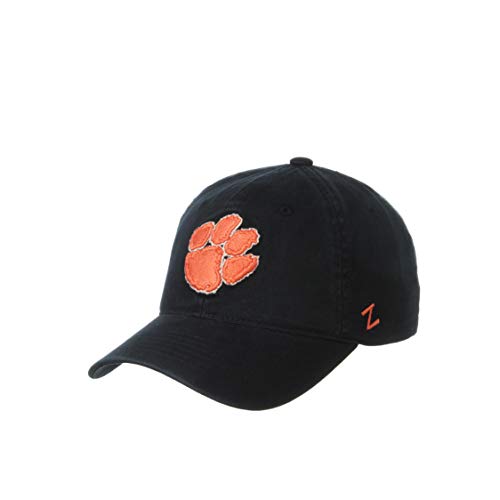 NCAA Clemson Tigers Mens Adjustable Scholarship Hat Black, Clemson Tigers Black, Adjustable