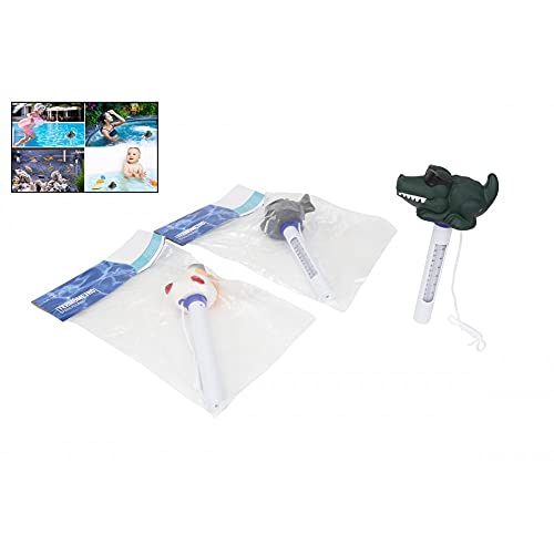 Novohogar Termómetro Flotante Para Piscina. Termómetro De Agua Con Cuerda. Divertido Termómetro En Forma De Dibujos Animados
