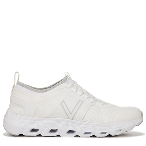 Image of Vionic Women's Captivate Oxford, White Knit Knit Synthetic, 6 US