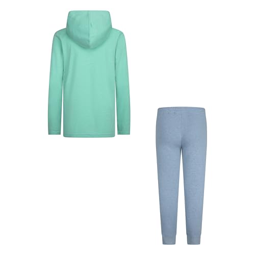 Image of Hurley boys Long Sleeve Soft Basic Cloud Slub T-shirt and Shorts 2-piece Outfit Set