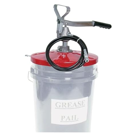 Zeeline By Milton ZE550, Grease Pump, 1.2 Ounces Per 28 Strokes, Designed To Fit 25-50 LBS of Grease, Manual Grease Pump with Carrying Handle, Maximum Output Pressure 3500 PSI Cover