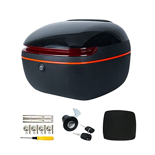 Coffre arrière de moto étanche et sécurisé pour rangement de casque
