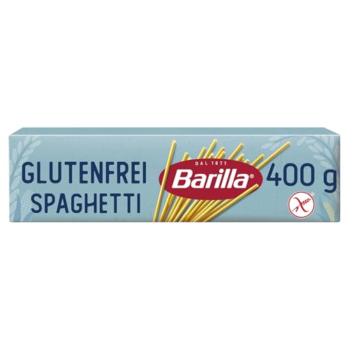 Barilla Pasta Glutenfreie Spaghetti n.5 aus köstlichem Mais und Reis perfekt für Menschen mit Zöliakie oder Glutenunverträglichkeit 400 g