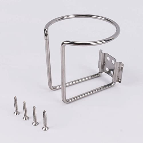 Futurup 4Pcs Stainless Steel Boat Ring Cup Drink Holder For Marine Yacht Truck Rv #TOP4