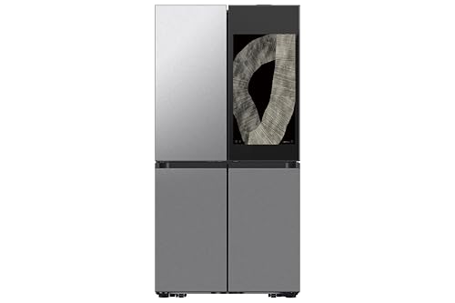 Samsung 809 L, Convertible, Digital Inverter, Frost Free, French Door Refrigerator (RF71DB9950QDTL, Clean Charcoal + Stainless Steel)