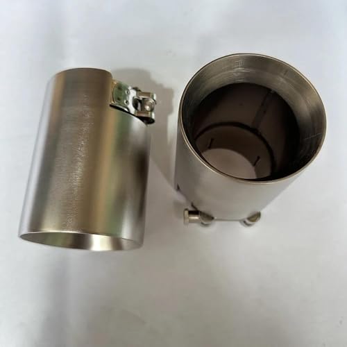 Tubo de escape de acero inoxidable de 70mm-89mm para silenciador de coche F20 F30 3