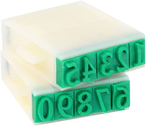 XYWHPGV Oficina de goma desmontable 0-9 dígitos sello de números arábigos 8 mm x 5 mm(dc6d0 da6af 0cf5e 07342 96125 7b119