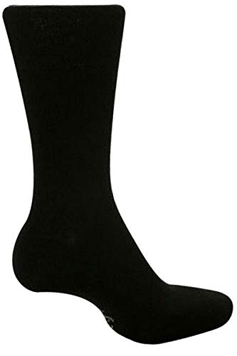 6 Pares Hombre Caballero Agarre No Calcetines elásticos 6-11 GB, 39-45 EU NEGRO LISO mgg100