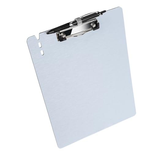 Dooclib Klemmbrett Mappe A4,Zwischenablage Mit Stifthalter Und Low Profile Clip,Einschiebbare Aufhängöse,Für Rechtsanwälte Schüler Lehrer Und Kinder
