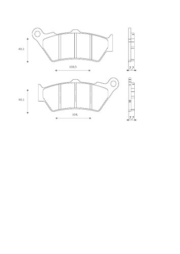 Brenta Pastiglie Freno Sinterizzate Moto per