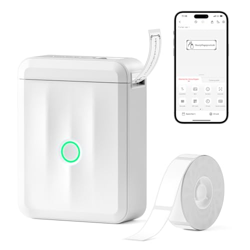 Nelko Etikettendrucker, Bluetooth P21 Selbstklebendes Etikettiergerät NEU & OVP