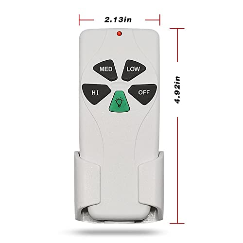 Fan-53T Ceiling Fan Remote Control Replacement For Harbor Breeze Hampton Bay Hunter, Replace 2Aazpfan53T Fan-53T L3Hfan11T Fan-11T L3Hfan35T1 Fan-35T Kujce9103 Chq8Bt7030T Chq7030T Uc7030 #TOP1