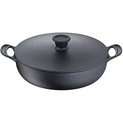 Precios De Ollas De Fundicion Tefal Jamie Oliver Premium fundición de acero con 2 asas, 30 cm + tapa, cocción segura, revestimiento esmaltado, distribución homogénea de la condensación, compatible con horno, inducción E2139955