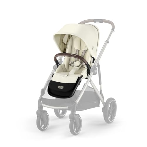 CYBEX Gold Sitzeinheit für Kinderwagen GAZELLE S und e-GAZELLE S, Ab Geburt bis ca. 4 Jahre, Seashell Beige