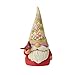 Enesco Jim Shore Heartwood Creek Gnome Holding a Cardinal Figurine, 4.72 Inch, Multicolor