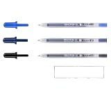 roller classic ortlieb SAKURA Gelly Roll Classic - Bolígrafo de tinta de gel 06, Fine, Royal Blue,Blue, negro + 1 tarjeta