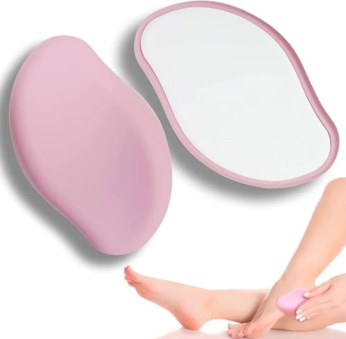 【令和 7 年新モデル】クリスタル脱毛器 無痛脱毛 擦るだけ ナノガラス技術 物理脱毛 全身対応 男女兼用 コンパクト 角質除去 水洗い可能 旅行携帯適（ピンク色）