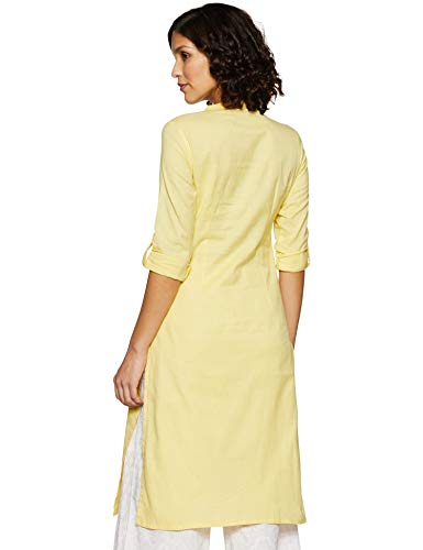 Image of W for Woman Women's Cotton Regular Fit Regular Kurta