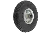 KNOTT ruota di scorta ruotino Ruota di scorta 403680.001 pneumatica 260 x 85 mm cerchio acciaio mozzo 20 x 105 mm manovre su erba ghiaia e terra per ruotini di supporto per