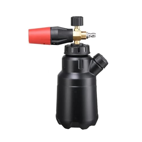 Image of Starq 1 Ltr Blaster Pro New Advance Adjustable Pro Foam Lance/Cannon with Unique Side filling for Thick Clinging Foam, 1000 PSI, 1.1mm Orifice, Brass/ABS Nozzle,1/4" with Quick Connector Black (FL3)